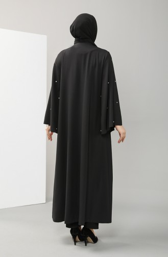 Black Abaya 8028-01