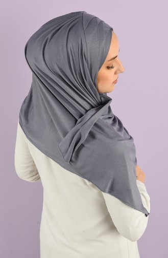 Grau Praktischer Turban 0041-19