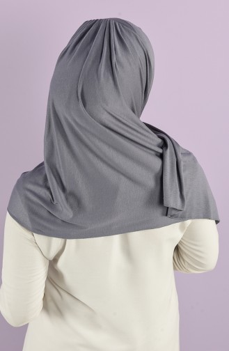 Grau Praktischer Turban 0041-19