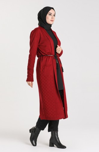 Claret Red Cardigans 55221B-03