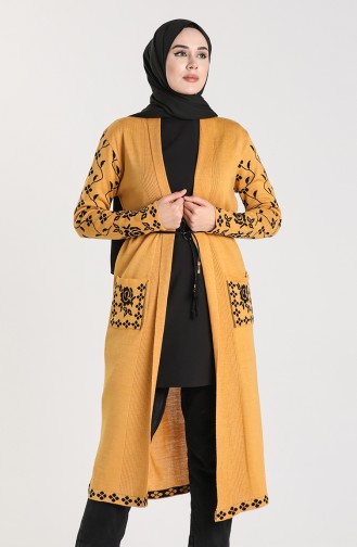Senf Strickjacke 55221D-01