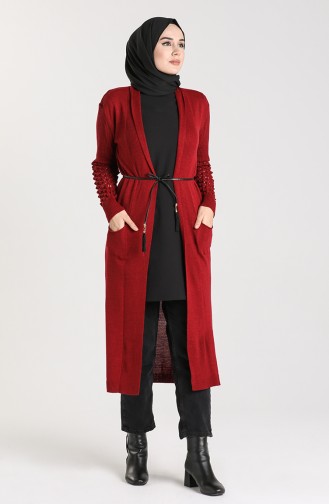 Claret Red Cardigans 55221E-02