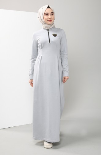 Robe Hijab Gris 9340-06