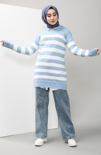 Blau Pullover 4866-02