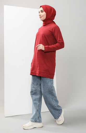 Claret Red Sweatshirt 3235-10