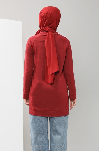 Claret red Sweatshirt 3235-10