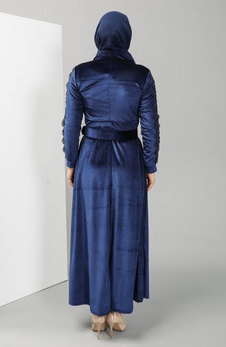 Robe Hijab Blue roi 0112-01