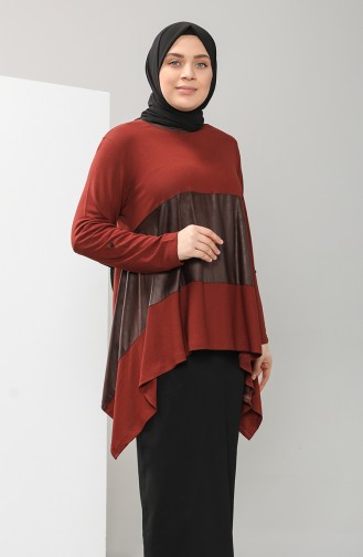 Plus Size Asymmetric Tunic 0203-01 Tile 0203-01