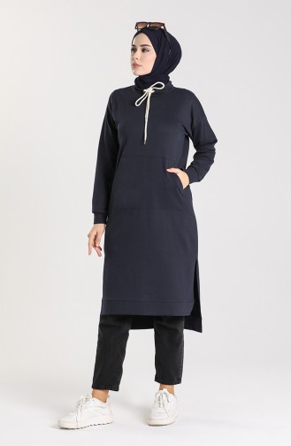 Navy Blue Tuniek 3234-08