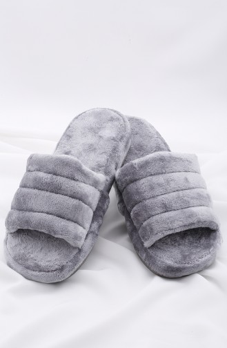 Gray Woman home slippers 15-07