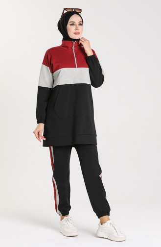 Claret Red Tracksuit 5539-01