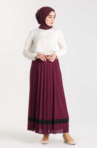 Plum Skirt 1007-04