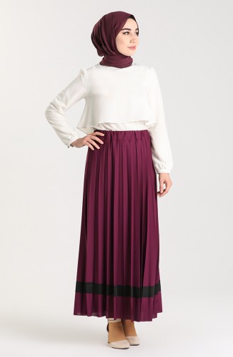 Plum Skirt 1007-04