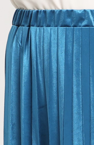 تنورة أزرق زيتي 1008-09