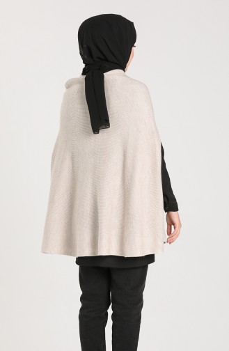 Beige Poncho 2671-03