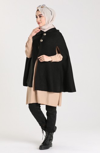 Black Poncho 2671-04