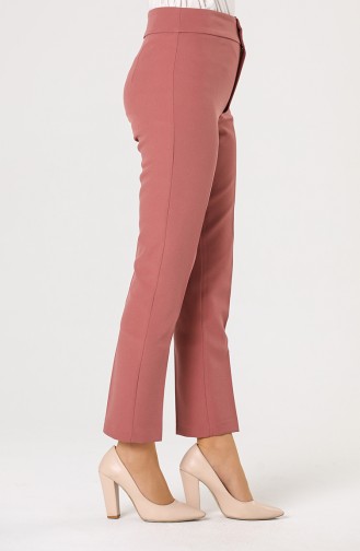 Classic Straight Trousers 1004-02 Dry Rose 1004-02