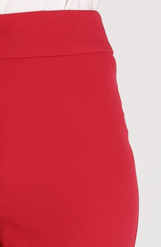 Klasik Düz Pantolon 1004-03 Bordo