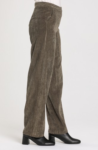 Pocket Velvet Trousers 0545-02 Khaki 0545-02