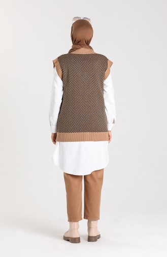 Knitwear Sweater 4348-01 Coffee with Milk 4348-01