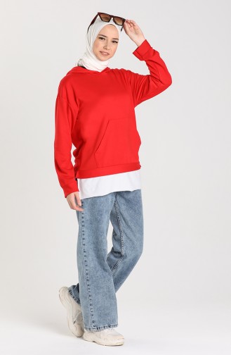 Weinrot Pulli 2258-05