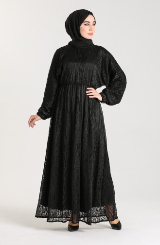 Robe Hijab Noir 21K8187-01