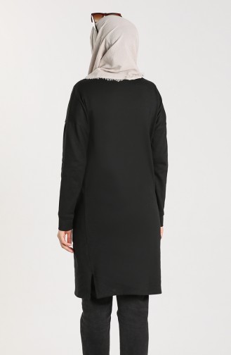 Oversize Tunik 30022-01 Siyah