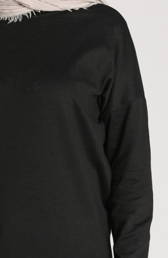 Oversize Tunik 30022-01 Siyah