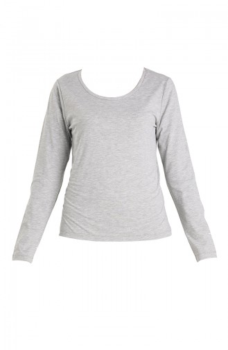 Long Sleeve Straight Body 29667-01 Gray 29667-01