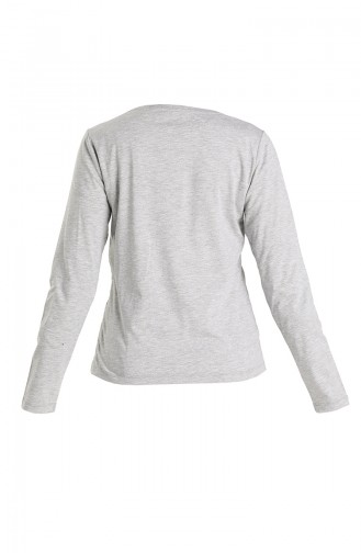 Long Sleeve Straight Body 29667-01 Gray 29667-01