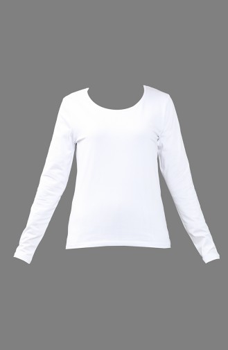 Long Sleeve Plain Body 29667-03 white 29667-03