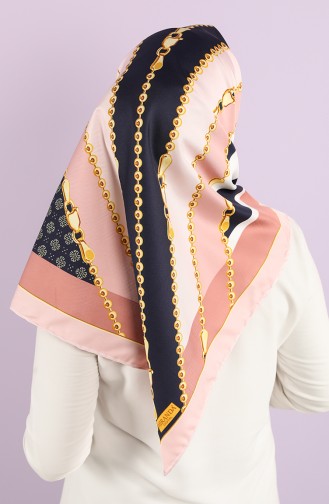 Patterned Twill Scarf 2987-06 Powder Pink Dust 2987-06