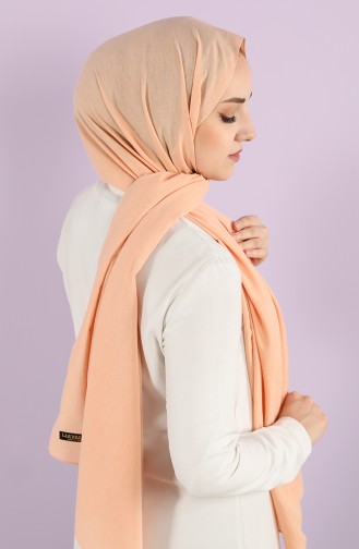 Poly Plain Cotton Shawl 1422-05 Dark Salmon 1422-05