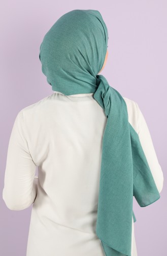 Poly Plain Cotton Shawl 1422-12 Sea Green 1422-12