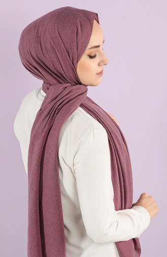 Poly Plain Cotton Shawl 1422-18 Dark Damson 1422-18