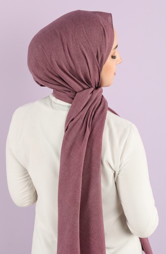 Poly Plain Cotton Shawl 1422-18 Dark Damson 1422-18