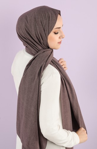 Poly Plain Cotton Shawl 1422-23 Dark Purple 1422-23