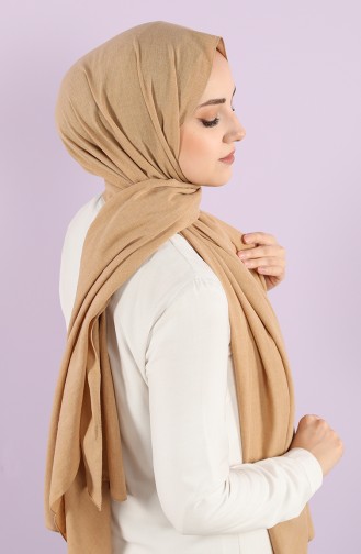 Poly Plain Cotton Shawl 1422-25 Biscuits 1422-25