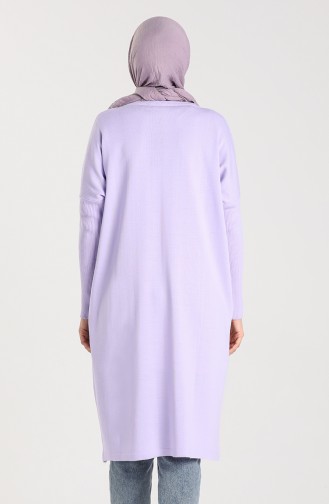 Yarasa Kol Triko Tunik 3924-14 Lila