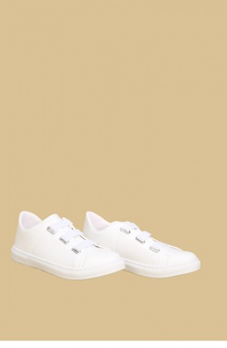 White Sport Shoes 01