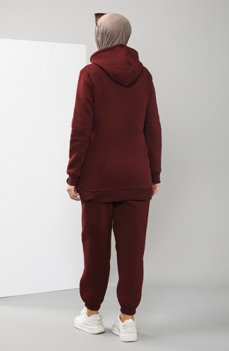 Claret Red Tracksuit 0250-02