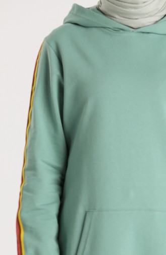 Sweatshirt Vert eau 0220-01