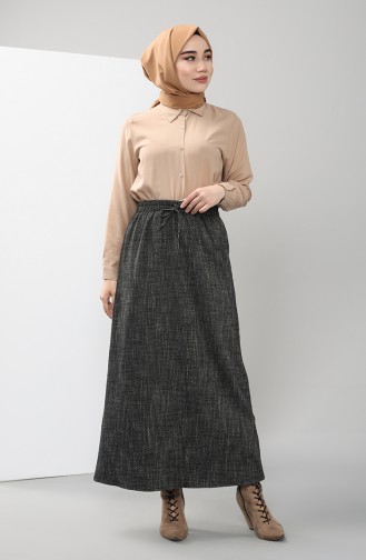 Jupe Noir 4374ETK-01