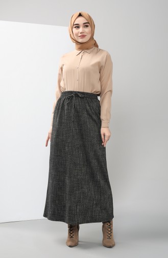 Jupe Noir 4374ETK-01