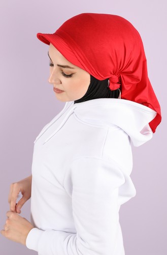 Siperlikli Bandana B0040-15 Kırmızı