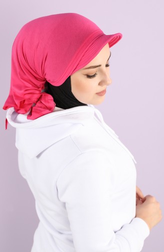 Siperlikli Bandana B0040-10 Fuşya