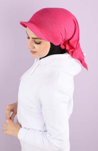 Siperlikli Bandana B0040-10 Fuşya