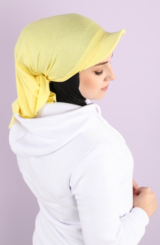 Siperlikli Bandana B0040-16 Sarı