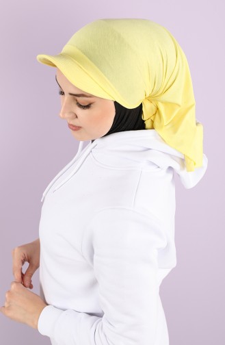 Siperlikli Bandana B0040-16 Sarı