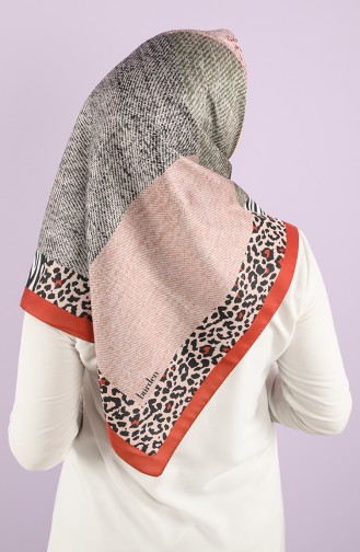 Leopard Pattern Twill Scarf 15235-04 Tile 15235-04